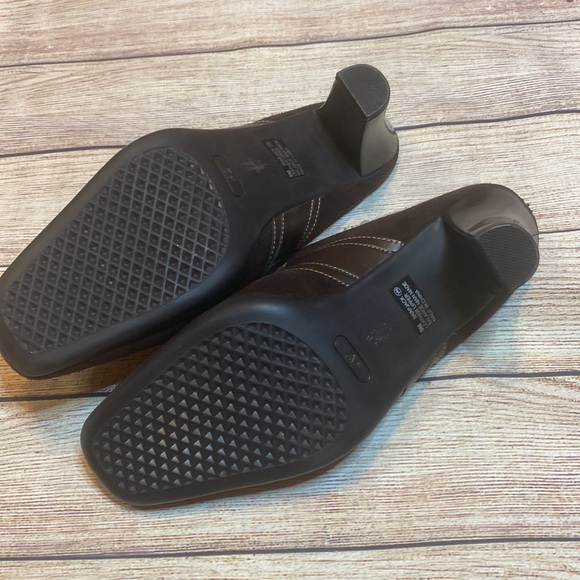 A2 by Aerosoles Brown Suede Leather Snapjack Mule Size 9 - Picture 5 of 11